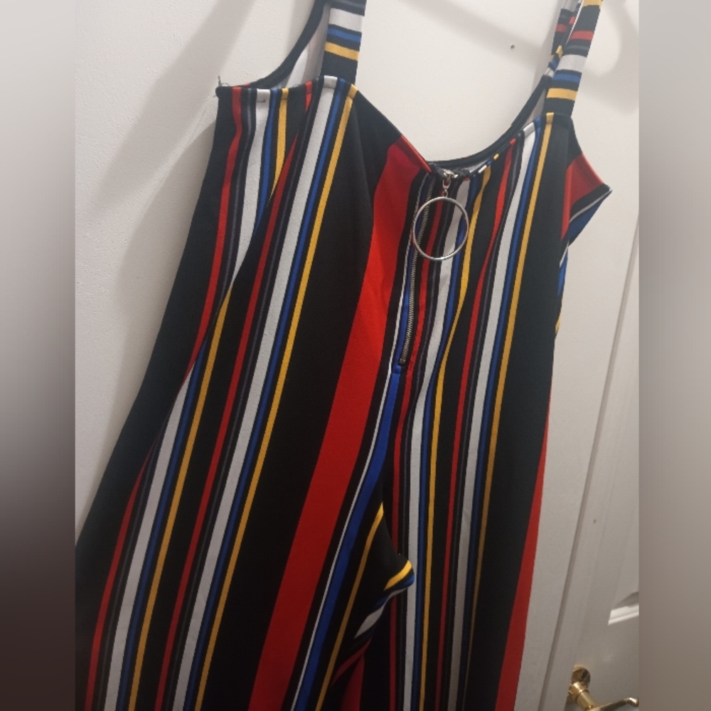 Fashion Nova Multicolor Striped Dress